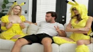 Miziają się w białej pościeli HD