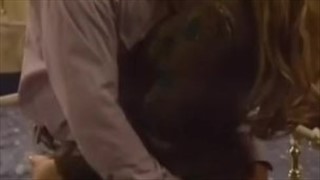 Retro blondyna z gigantycznym biustem 