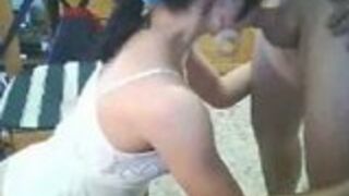 Amatorskie nagranie w pokoju