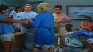 Sex addict loads on her massive tits