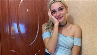 Szybki anal z blondyneczką