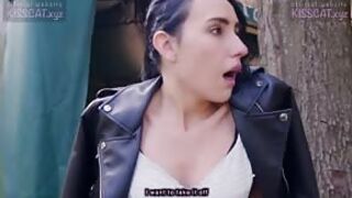 Szybki numerek z fajną niunią w lesie