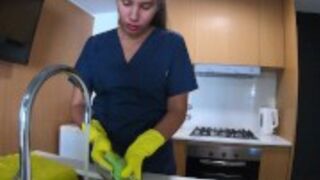 Krągłe dupsko uległej Hiszpanki