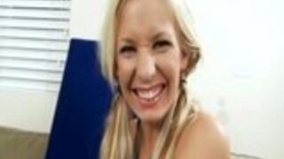 Teen Takes A Whole Dick In Her Mouth