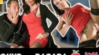 Porządny seks z czarnowłosą Niemką