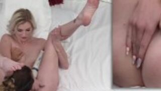 Naga i seksowna łania rżnięta w kakaowe oko