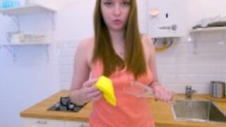 Soczyste pośladki ruchanej babeczki