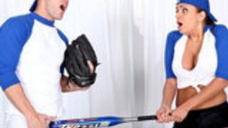 Napalona laska i wielki łysy chuj